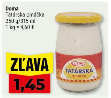 Doma tatárska omáčka