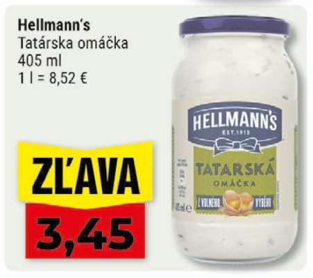 HELLMANN’S Tatárska omáčka