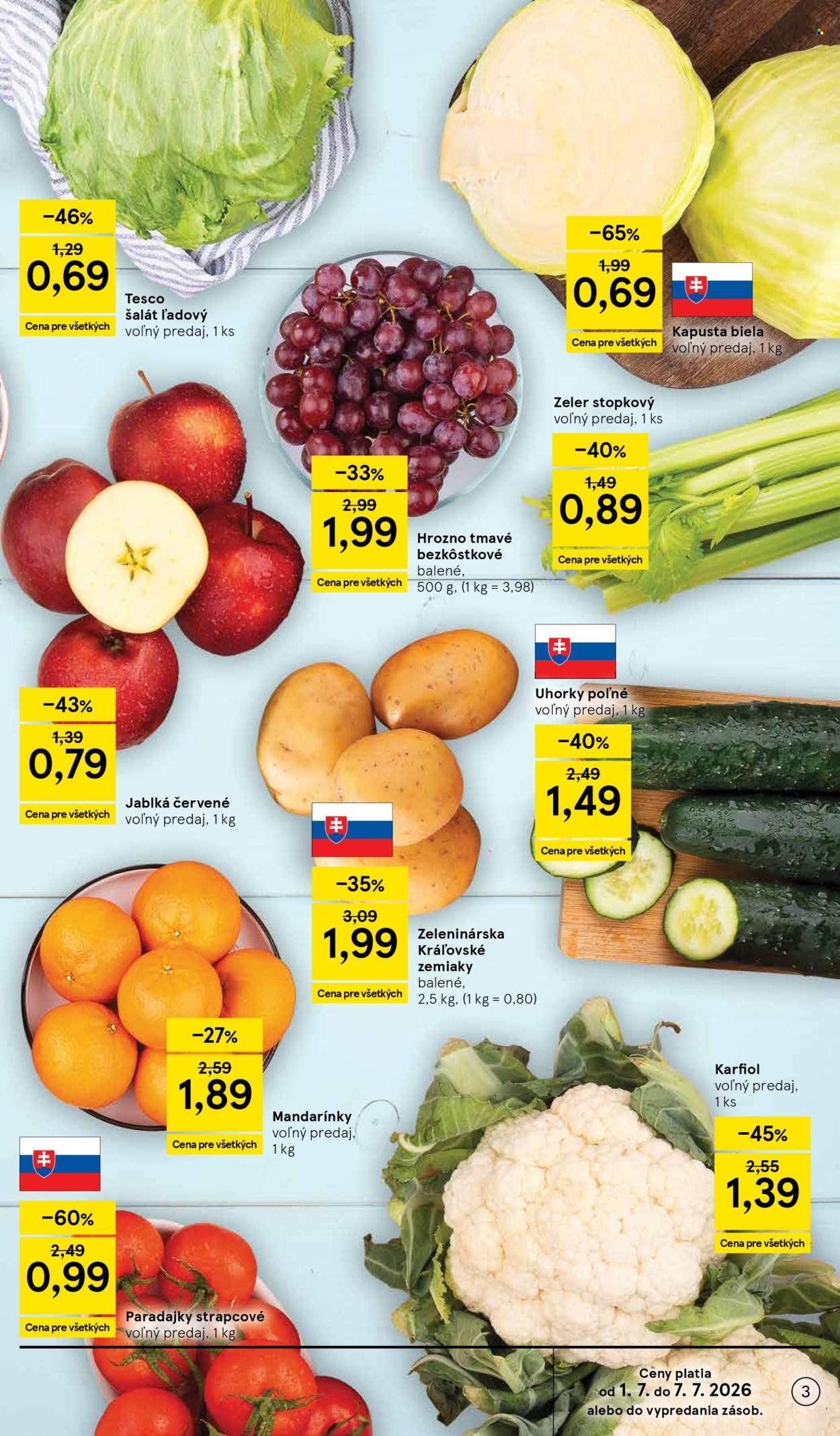 Leták TESCO supermarket - 1.7.2026 - 7.7.2026. Strana 3