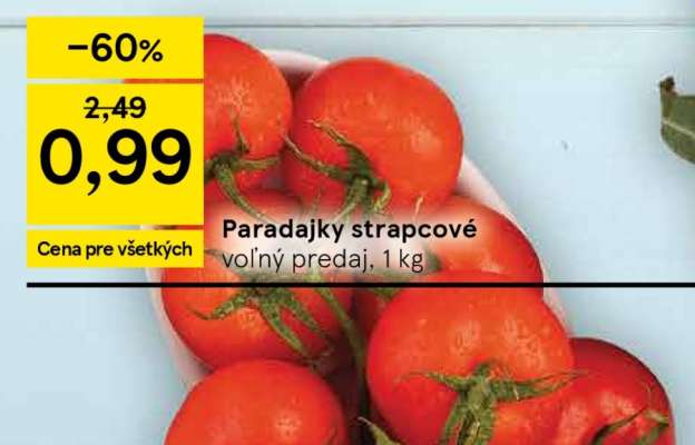 Paradajky strapcové