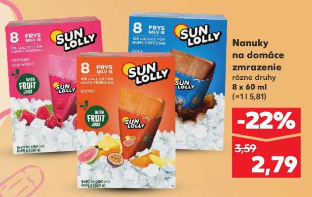 Nanuky na domáce zmrazenie