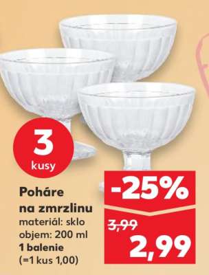 Poháre na zmrzlinu