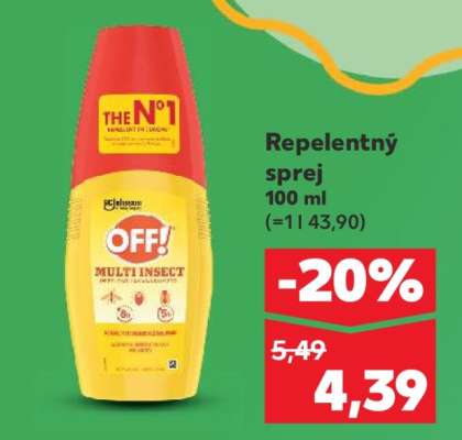 Repelentný sprej