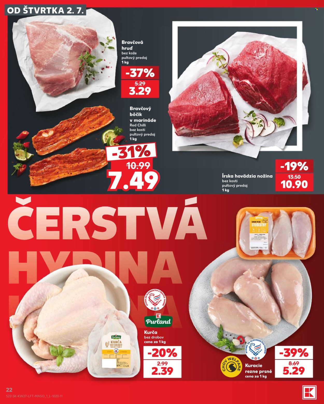 Leták Kaufland - 2.7.2026 - 8.7.2026. Strana 22