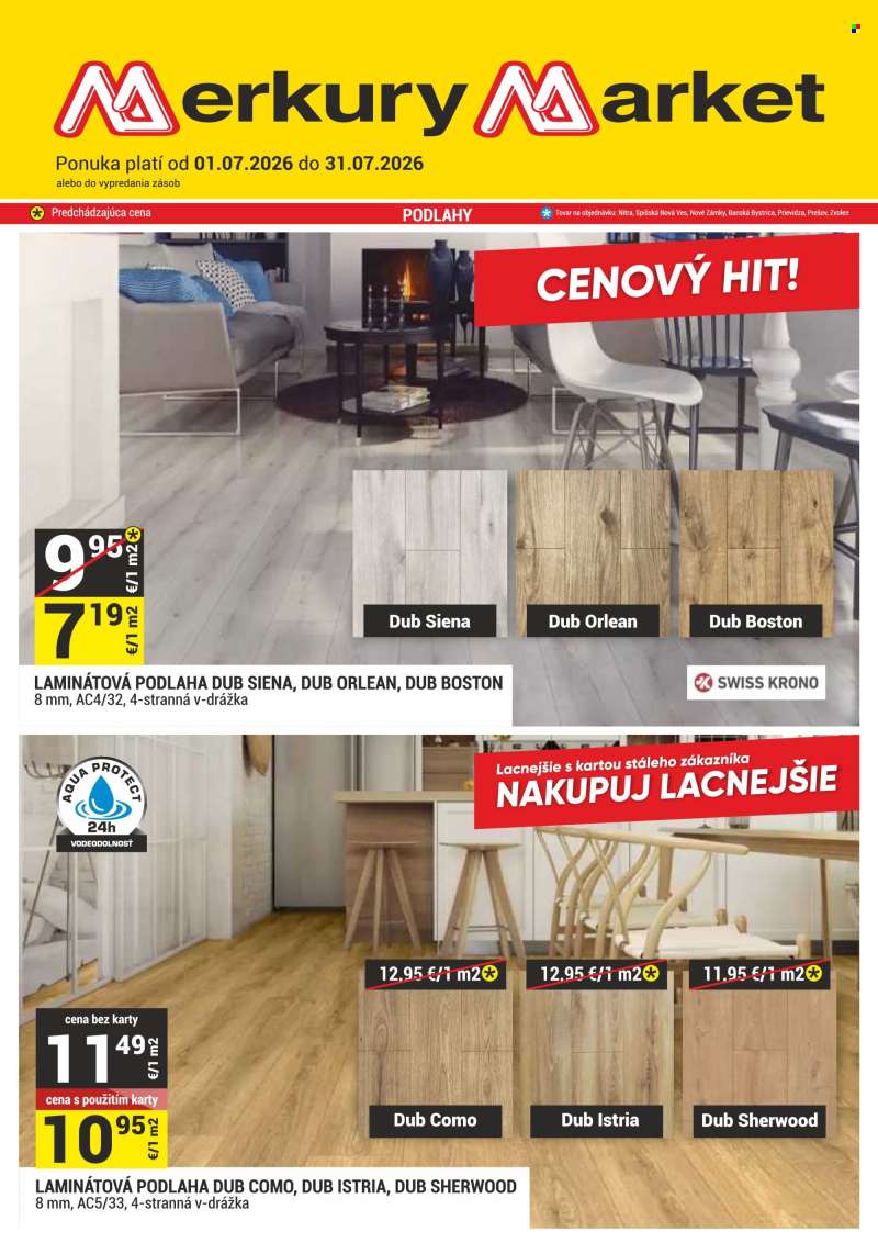 Leták Merkury Market - 1.7.2026 - 31.7.2026.