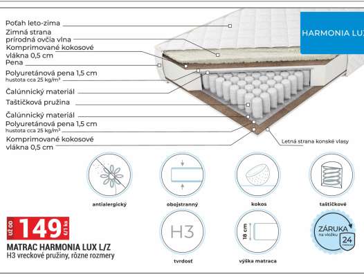 MATRAC HARMONIA LUX L/Z