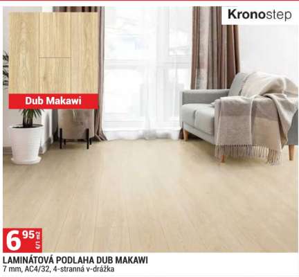 LAMINÁTOVÁ PODLAHA DUB MAKAWI