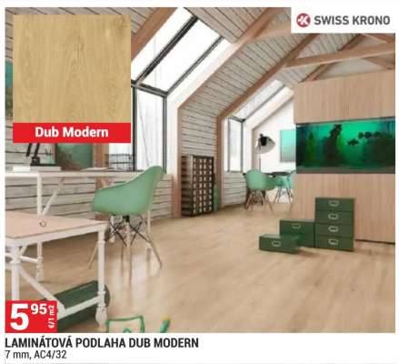 LAMINÁTOVÁ PODLAHA DUB MODERN