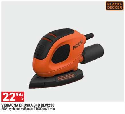 VIBRAČNÁ BRÚSKA B+D BEW230