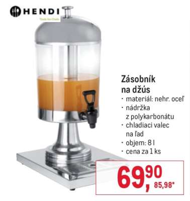 Zásobník na džús