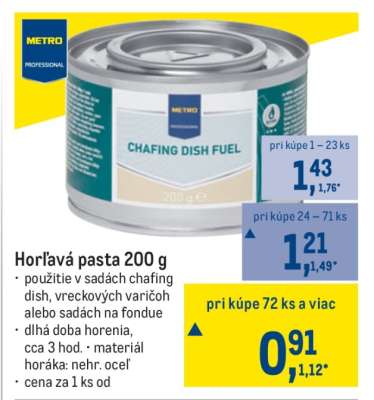 Horľavá pasta 200 g