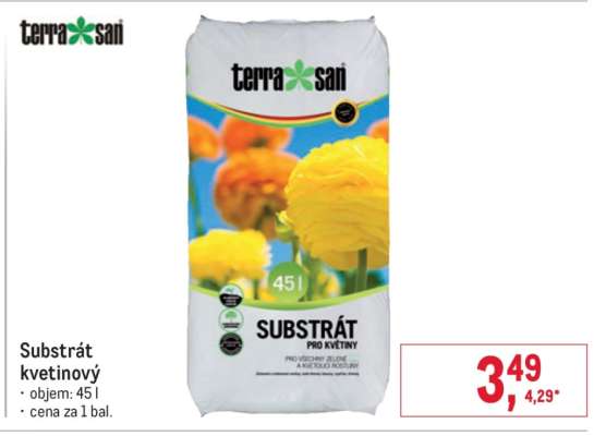 Substrát kvetinový