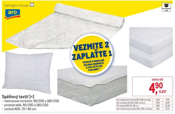Spálňový textil 1+1