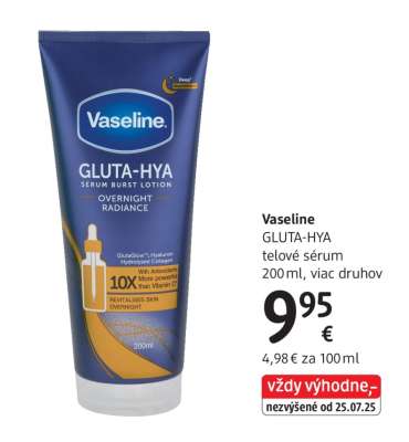 Vaseline GLUTA-HYA telové sérum