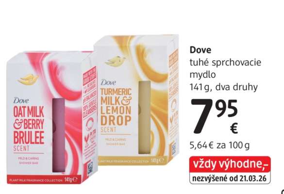 Dove tuhé sprchovacie mydlo