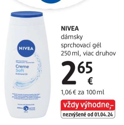 NIVEA dámsky sprchovací gél