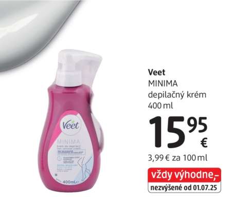 Veet MINIMA depilačný krém 400 ml