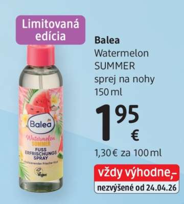 Balea Watermelon SUMMER sprej na nohy