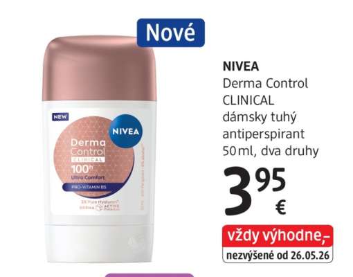 NIVEA Derma Control CLINICAL dámsky tuhý antiperspirant