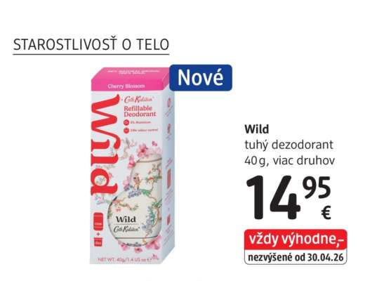 Wild tuhý dezodorant