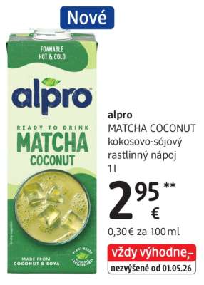 alpro MATCHA COCONUT