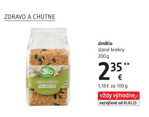 dmBio slané krekry
