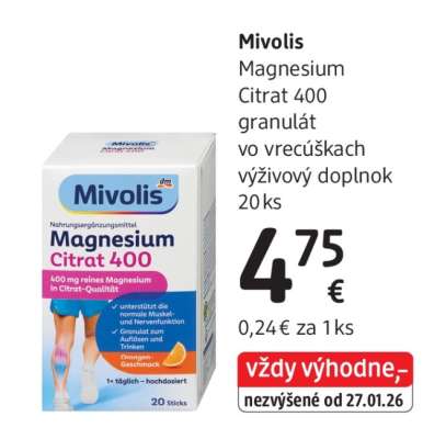 Mivolis Magnesium Citrat 400