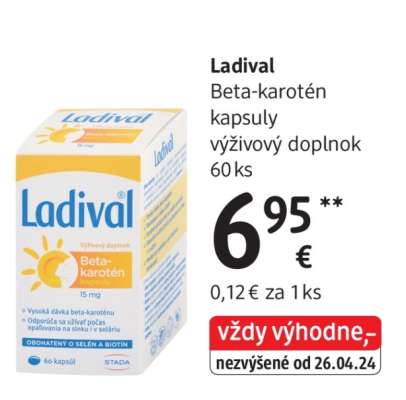 Ladival Beta-karotén kapsuly