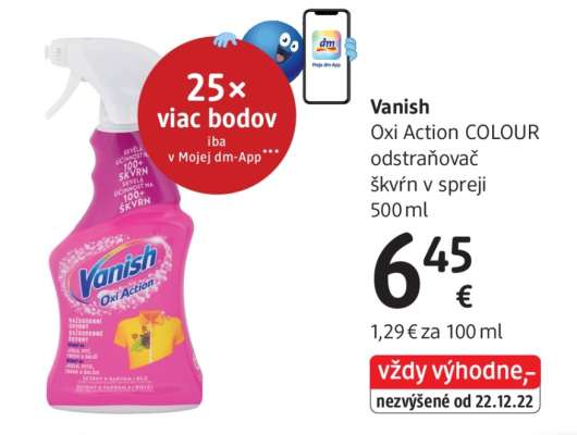 Vanish Oxi Action COLOUR