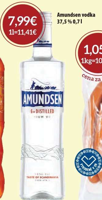 Amundsen vodka 37,5 % 0,7 l