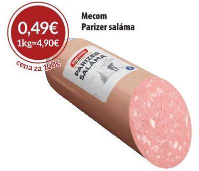 Mecom Parizer saláma