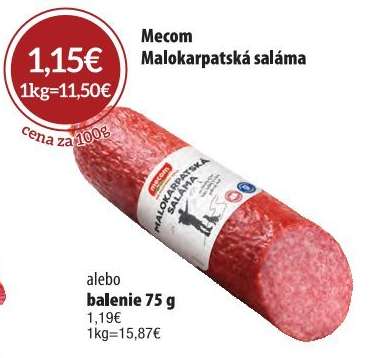 MECOM MALOKARPATSKÁ SALÁMA