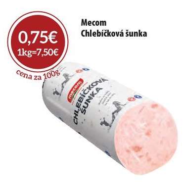 Mecom Chlebíčková šunka