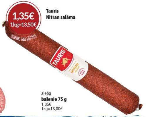 Tauris Nitran saláma