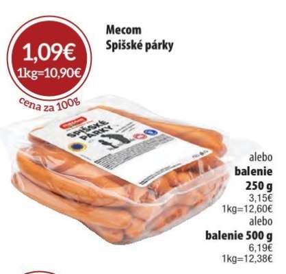 MECOM Spišské párky