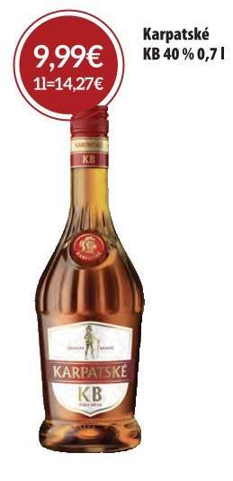 Karpatské KB 40% 0,7 l