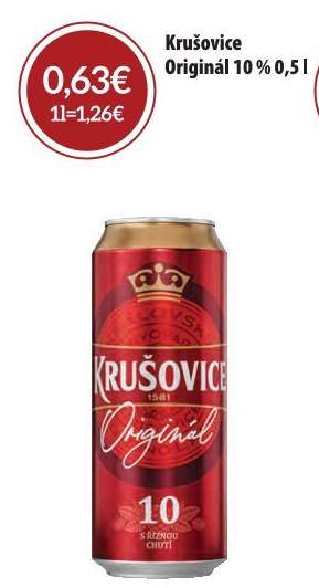 Krušovice originál 10 0,5 l