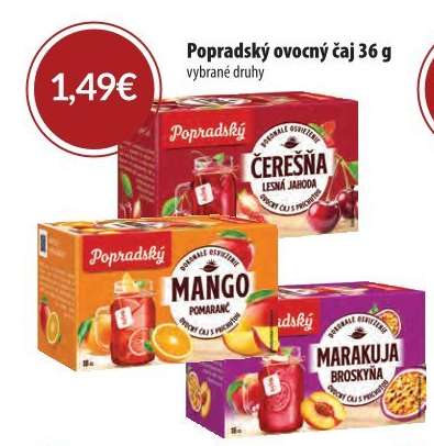 Popradský ovocný čaj 36 g