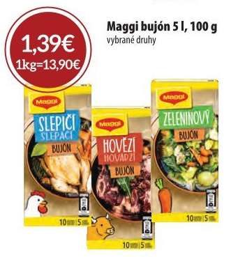 Maggi bujón 5 l, 100 g