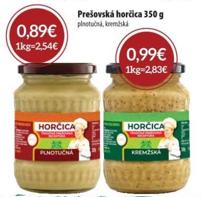 Prešovská horčica 350 g