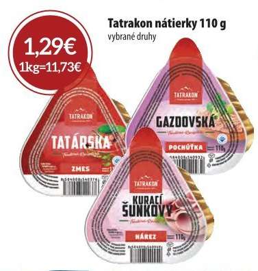 Tatrakon nátierky 110 g