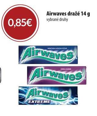 Airwaves dražé 14 g