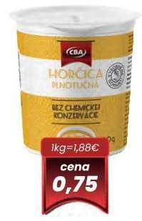 Horčica plnotučná