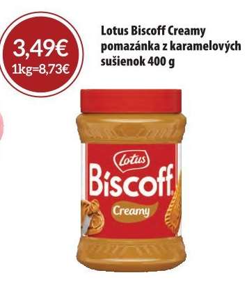 Lotus Biscoff Creamy pomazánka z karamelových sušienok 400 g