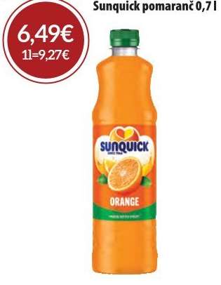 Sunquick pomaranč 0,7 l