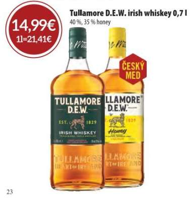 Tullamore D.E.W. Irish whiskey 0,7 l