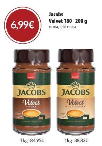 Jacobs Velvet 180 - 200 g