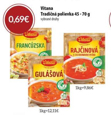 Vitana Tradičná polievka 45 - 70 g