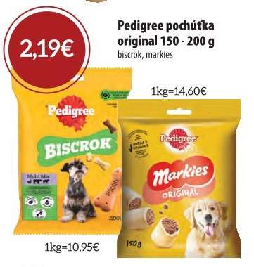 Pedigree pochúťka original 150 - 200 g