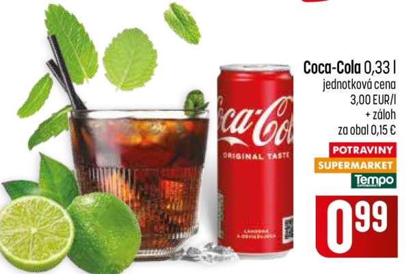 Coca-Cola 0,33 l